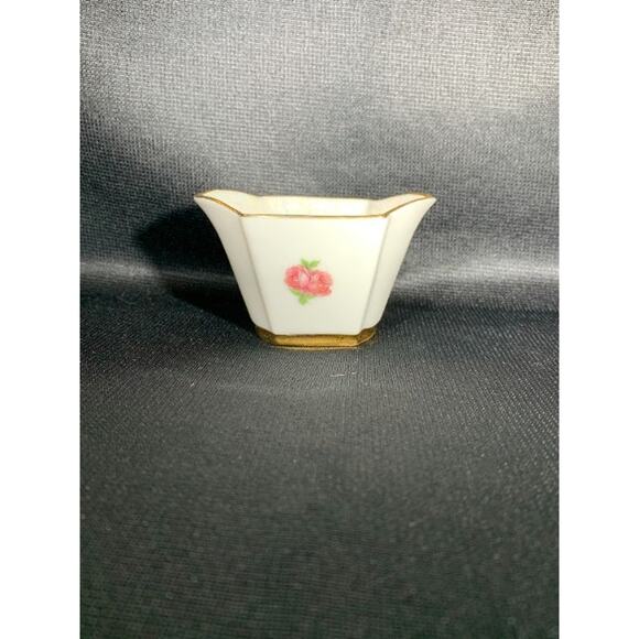 Fine China Sugar and Creamer Roses Esther Leeds - Picture 8 of 11